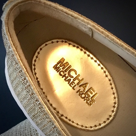 MICHAEL Michael Kors Pale Gold ‘Keaton’ Sneakers - Picture 9 of 13